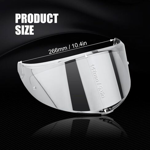 LKV K6 Helment Replacements - K6s ملون خوذة حجارة UV حماية الخوذة الوجه الاستبدال ل K6 K6S (Chrome Purple) in Saudi Arabia