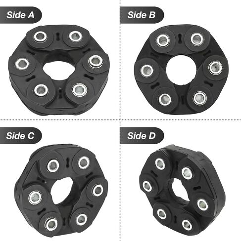 49130-2B000 Rubber Coupling, Rear Drive Shaft Driveshaft Coupler Flex Joint, Replacement for Hyundai Tucson 2009-2013 Santa Fe 2006-2009 Veracruz 2007-2012 Sport Utility in Saudi Arabia