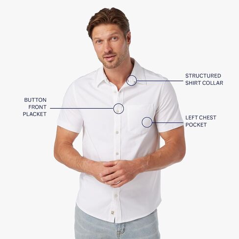 Fair Harbor The Saltaire Shirt –– Men's Everyday Collared Shirt –– Ultrasoft, Comfortable Business Casual Shirt in Saudi Arabia
