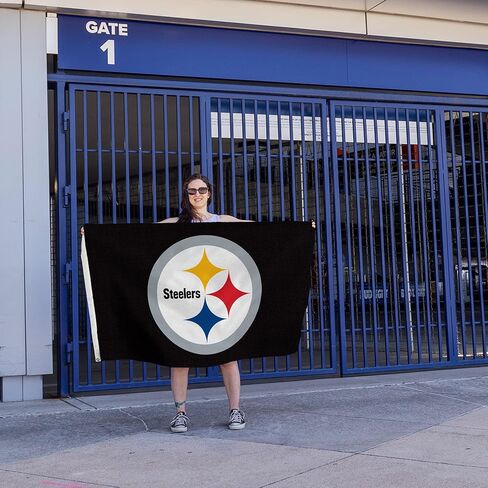 Rico Industries NFL Philadelphia Eagles Helmet 3-Foot by 5-Foot Single Sided Banner Flag with Grommets in Saudi Arabia