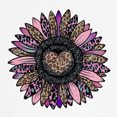 Cafepress Purple Pink Leopard Sunflower Baseball Jersey Kids Cotton Baseball Jersey ، 3/4 Raglan Sleeve Shirt in Saudi Arabia