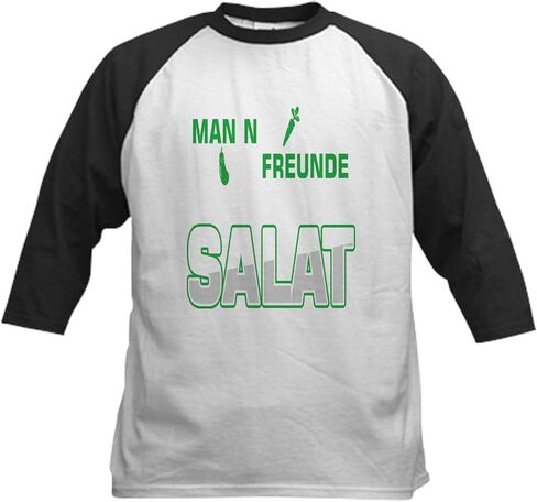 Cafepress Function Food Purs Dish Eveggies Fruit Baseball Jersey Kids Cotton Baseball Jersey ، 3/4 Raglan Sleeve Shirt in Saudi Arabia