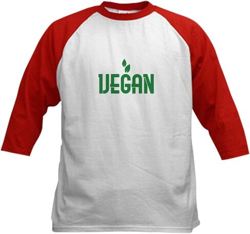 Cafepress نباتي نبات نباتي نباتي Weldball Jersey Kids Cotton Baseball Jersey ، 3/4 قميص راجلان. in Saudi Arabia