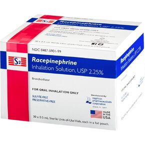 12458900 S2 Racepinephrine Inhalation Solution - Pack of 30 in Saudi Arabia