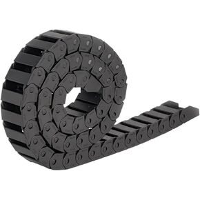 Cable Chains 15x20 15x30 18x25 18x37 mm Bridge Type Non-Opening Plastic Towline Transmission Drag Chain(75mm,18x37 mm) in Kuwait