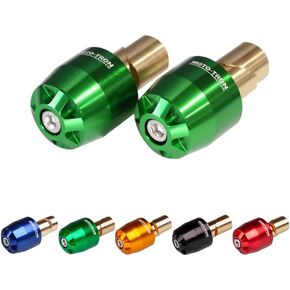 MOTO-TRON Universal Motorcycle Bar Ends Plug Aluminum Alloy 7/8" Handlebar Grip Ends Plug Balance Pad Accessories 14/16/17/18mm Fit for Yamaha Honda Suzuki Kawasaki Ducati Aprilia Triumph in Saudi Arabia