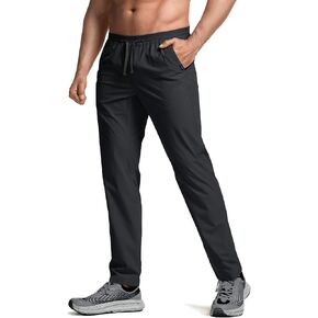 CQR Men's Lightweight Vent Hiking Pants, Water-Resistant & Breathable Sports Outdoor Athletic Pants with Elastic Waist in Saudi Arabia