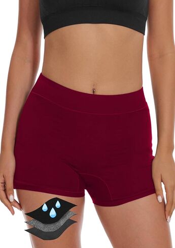 Overnight Period Shorts For Women, Leak-proof, Heavy Flow, Menstrual Absorbent Boyshorts in Kuwait