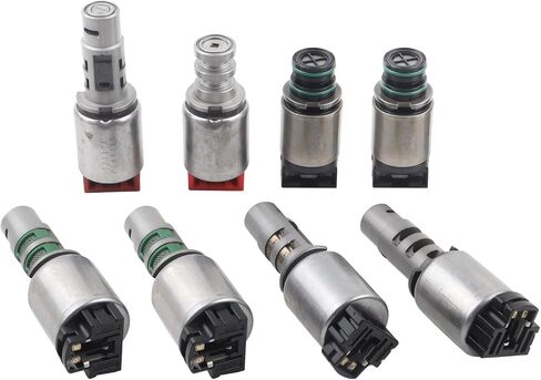 8Pcs 6-Speed Transmission Shift Solenoid Kit Compatible with Hyundai Elantra Sonata Grandeur Tucson Veracruz,Kia Forte Optima Sorento Soul Lotze Sportage Replace# A6LF1 A6LF2 A6LF3 A6MF1 A6MF2 in Saudi Arabia