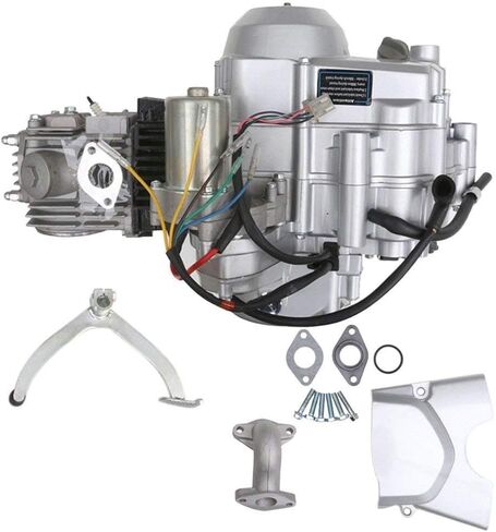 125cc 4-Stroke نصف السكتة الدماغية أحادية الأسطوانة المحرك الكهربائي المبرد بالهواء مع مجموعة تسخير الأسلاك لـ ATV Quad Go Kart in Saudi Arabia