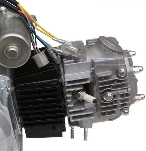 125cc 4-Stroke نصف السكتة الدماغية أحادية الأسطوانة المحرك الكهربائي المبرد بالهواء مع مجموعة تسخير الأسلاك لـ ATV Quad Go Kart in Saudi Arabia