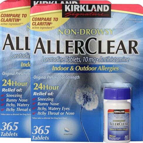 Kirkland Signature Allerclear ، 365 قرصًا (2 حزمة) in Saudi Arabia