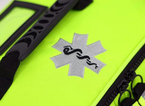 Lightning X Products Lightning X Mid-Sized First Responder EMT Bag | LXMB25 Fully Stocked w/ 240+ Aid, EMS & Trauma Supplies - Black in Kuwait