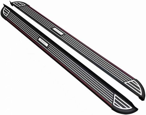 Fit for Nissan Rogue X-Trail 2014-2020 Aluminium Fixed Running Board/Side Step Nerf Bar-Complete Kit-Car Accessories(Simple Lines)(ZYR) in Saudi Arabia