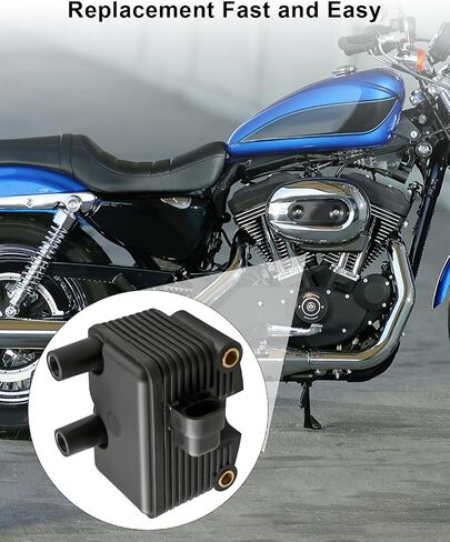 0.5ohm ملف ملاءمة لـ Harley DXL FLT FXD FLST FXST Sportster 883 1200 1999-2006 استبدال 2102-0225 31655-99 in Saudi Arabia