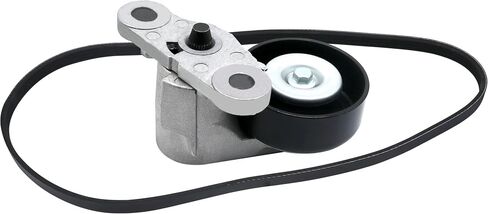 A/C Serpentine Drive Belt Bett Stenser Kit متوافق مع Chevy Tahoe 2000-2008 لـ GMC Yukon 2000-2008 لـ Cadillac Escalade 2002-2008 لـ Chevy Avalanche 2002-2008 يحل محل# 90K-38159 in Saudi Arabia