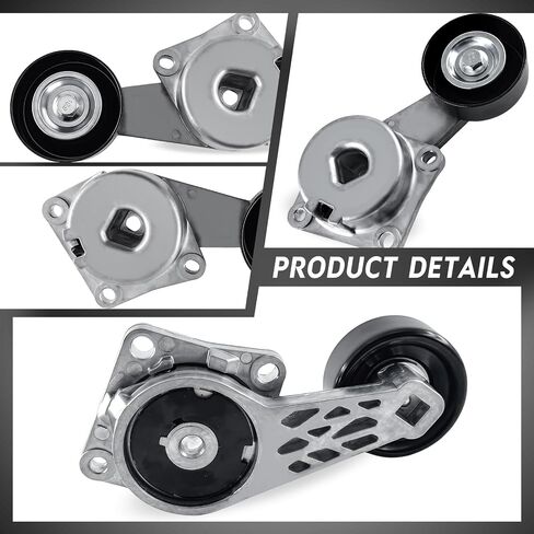 38274 Serpentine Belt Tensioner Kit with idler pulley Compatible with Ford Expedition 5.4L 09-14,Explorer 4.6L 07-10, F-150 4.6L/5.4L 05-06 09-10, Mountaineer 09-10, OE# 89263 38001 36157 in Saudi Arabia