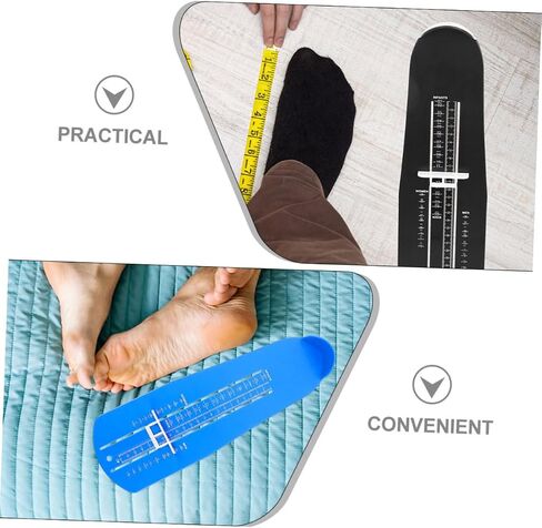 2pcs مقياس حذاء قياس الجهاز للبالغين أقدام دقيقة لقياس المسطرة لتركيب الأحذية المريح والخيارات in Saudi Arabia