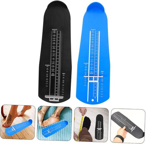 2pcs مقياس حذاء قياس الجهاز للبالغين أقدام دقيقة لقياس المسطرة لتركيب الأحذية المريح والخيارات in Saudi Arabia