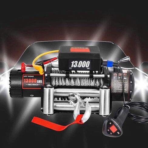 Universal 3 Pin Winch Remote Kit ، طول الكابلات 9.2 قدم 2.8 متر ، وينش كهربائية لمركبات الطرق الوعرة للسيارات in Saudi Arabia