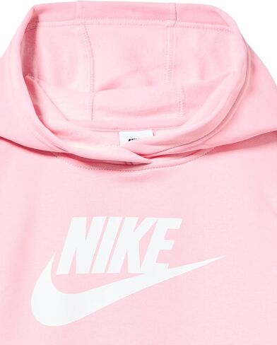 Nike Boys Sportswear Club+ HBR Pullover Hoodie - Black/White - Kids Size 6 in Saudi Arabia