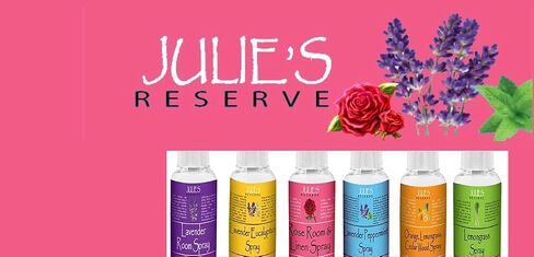 Lavender Eucalyptus Room & Linen Spray Julie's Reserve Natural Essential Oil Spray Bathroom Invigorate & relax, 4 Ounce (Pack of 1) in Kuwait
