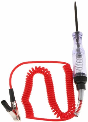 6-12-24V DC Car Circuit Tester Light, Professional Auto Voltage Continuity Test, Automotive Electrical Volt Test Light/Long Probe for Wire/Fuse/Socket More in Saudi Arabia