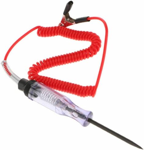 6-12-24V DC Car Circuit Tester Light, Professional Auto Voltage Continuity Test, Automotive Electrical Volt Test Light/Long Probe for Wire/Fuse/Socket More in Saudi Arabia
