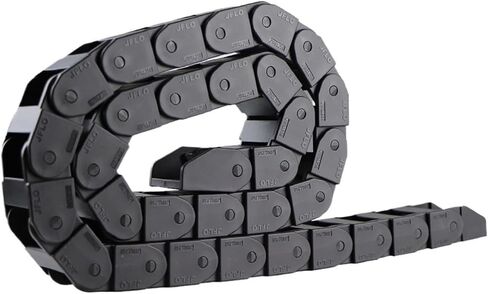 Cable Chains 15x20 15x30 18x25 18x37 mm Bridge Type Non-Opening Plastic Towline Transmission Drag Chain for Machine(75mm,18x37 mm) in Saudi Arabia