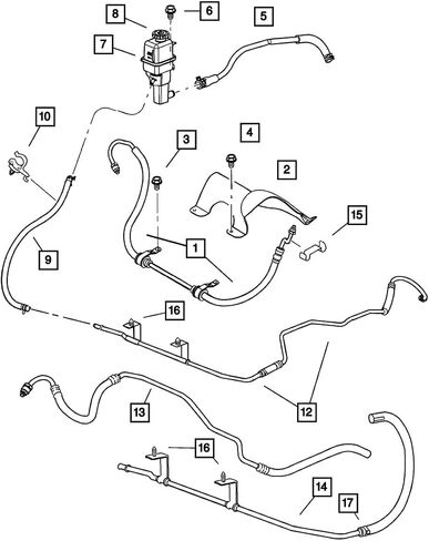 MOPAR 52128513AA المعدات الأصلية كاب مضخة التوجيه الكهربائي in Saudi Arabia