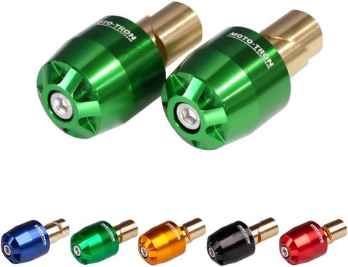 Moto-Tron Universal Motorcycle Bar نهايات سدادة سبيكة الألومنيوم 7/8 "مقابض قبضة المقبض ملحقات توازن التوازن 14/16/17/18 ملم من أجل ياماها هوندا سوزوكي كاواساكي دوكاتي أبريل. in Saudi Arabia
