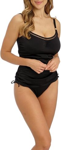 Fantasie Swim Women's East Hampton underwire Tankini ، Black ، 38F in Saudi Arabia