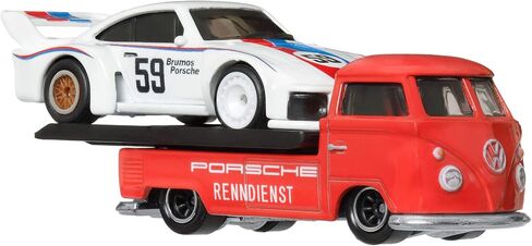 مجموعة Hot Wheels HRT54 Premium Collector - Porsche Renschport [4 سيارات صغيرة] [عمر 3 سنوات فما فوق] in Saudi Arabia