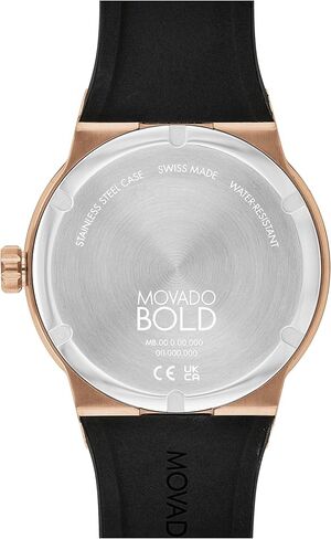 Movado Bold Fusion Men's Watch - Swiss Quartz 3H Movement, Silicone Strap - 5 ATM Water Resistance - Luxury Fashion Timepiece for Him - 42.30mm in Kuwait