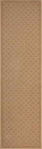 782 Como Traditional Beige Geometric Area Rug (2'2" x 7'7") in Saudi Arabia
