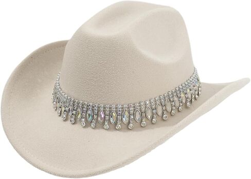 رعاة البقر الراعي للنساء اللامع للسيدات القبعة الغربية رعاة البقر الرجع in Kuwait