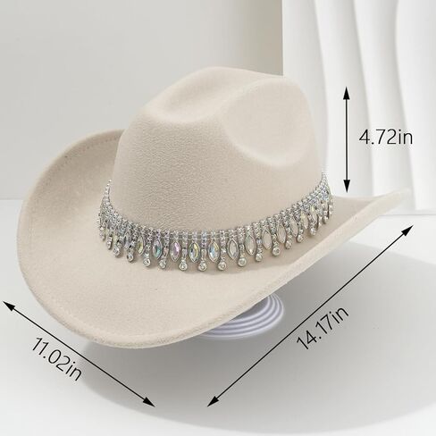 رعاة البقر الراعي للنساء اللامع للسيدات القبعة الغربية رعاة البقر الرجع in Kuwait
