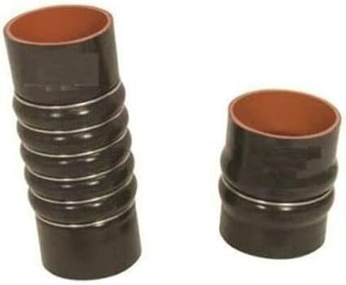 Heavy Duty Silicone Intercooler Boot Kit Compatible with 2003, 2004, 2005, 2006, 2007 Dodge Ram 2500/3500 5.9L Cummins Diesel — 5-Ply, T-Bolt Clamps Included (Jet Black) in Saudi Arabia