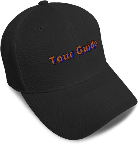 Speedy Pros Baseball Cap Tour Guide Travel Acrylic Vacation Dad Hats for Men and Women in Kuwait