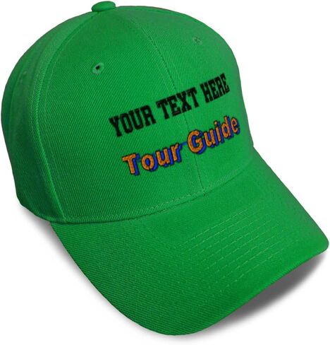 Speedy Pros Baseball Cap Tour Guide Travel Acrylic Vacation Dad Hats for Men and Women in Kuwait
