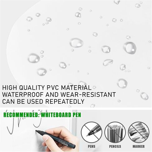 10 قطع من دوائر النقاط الجافة للمسح مقاس 11 بوصة، ملصقات فينيل قابلة للإزالة لأقلام السبورة البيضاء، ملصقات جدارية للبقع للفصول الدراسية والتدريبات والتقدم في التدريس بالمدرسة (10 ألوان) in Kuwait