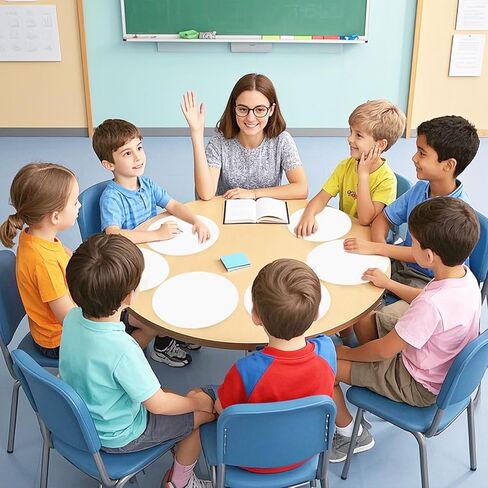 10 قطع من دوائر النقاط الجافة للمسح مقاس 11 بوصة، ملصقات فينيل قابلة للإزالة لأقلام السبورة البيضاء، ملصقات جدارية للبقع للفصول الدراسية والتدريبات والتقدم في التدريس بالمدرسة (10 ألوان) in Kuwait