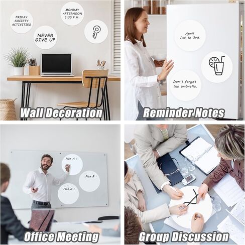 10 قطع من دوائر النقاط الجافة للمسح مقاس 11 بوصة، ملصقات فينيل قابلة للإزالة لأقلام السبورة البيضاء، ملصقات جدارية للبقع للفصول الدراسية والتدريبات والتقدم في التدريس بالمدرسة (10 ألوان) in Kuwait