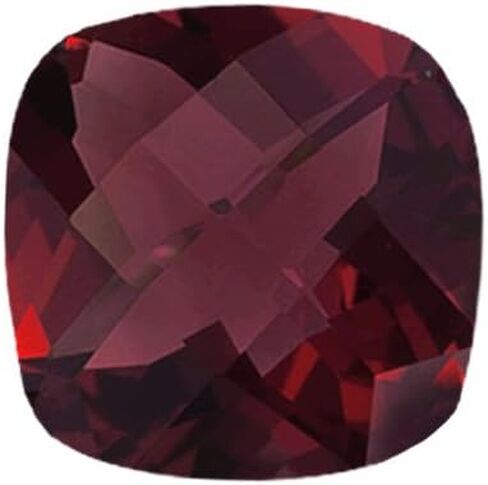 Instagem Natural Mozambique Garnet Cushion Checkered Cut Shape AAA Quality from 5MM-12MM in Saudi Arabia