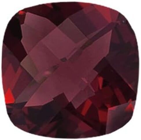 Instagem Natural Mozambique Garnet Cushion Checkered Cut Shape AAA Quality from 5MM-12MM in Saudi Arabia