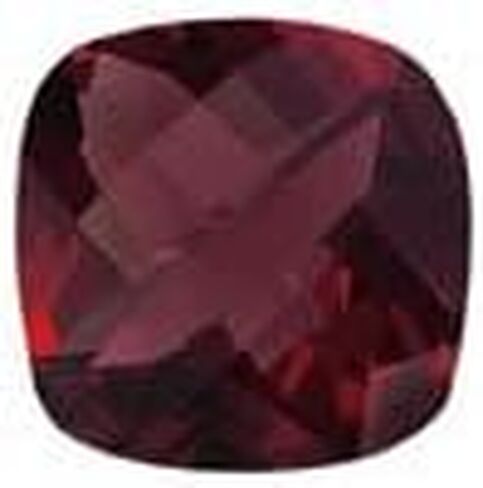 Instagem Natural Mozambique Garnet Cushion Checkered Cut Shape AAA Quality from 5MM-12MM in Saudi Arabia