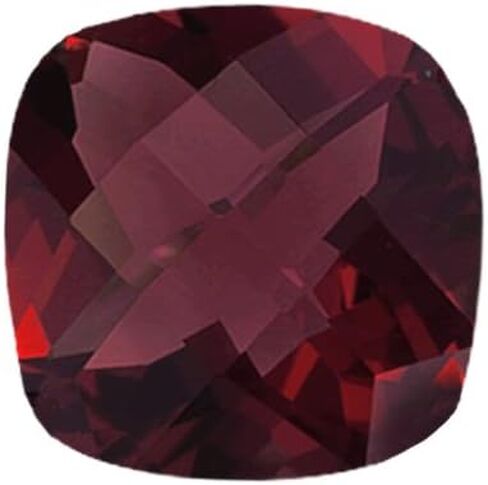 Instagem Natural Mozambique Garnet Cushion Checkered Cut Shape AAA Quality from 5MM-12MM in Saudi Arabia