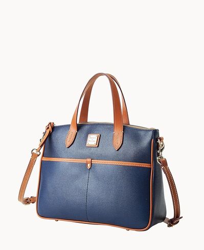 حقيبة يد Dooney & Bourke ، Saffiano Small Daniela Satchel in Kuwait