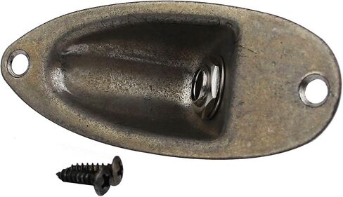 Guyker Rust Guitar String Retainer, String Tree, Vintage String Guide, 2 Piece - Relic, aged nickel in Kuwait