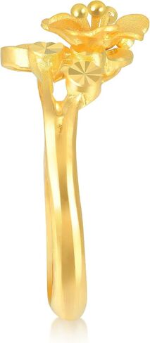 Sang Sang Sang 999.9 24K Gold Price-By-Right 3.74g Gold Floral Ring (قابل للتعديل) للنساء ومناسبة الزفاف 69462R in Saudi Arabia